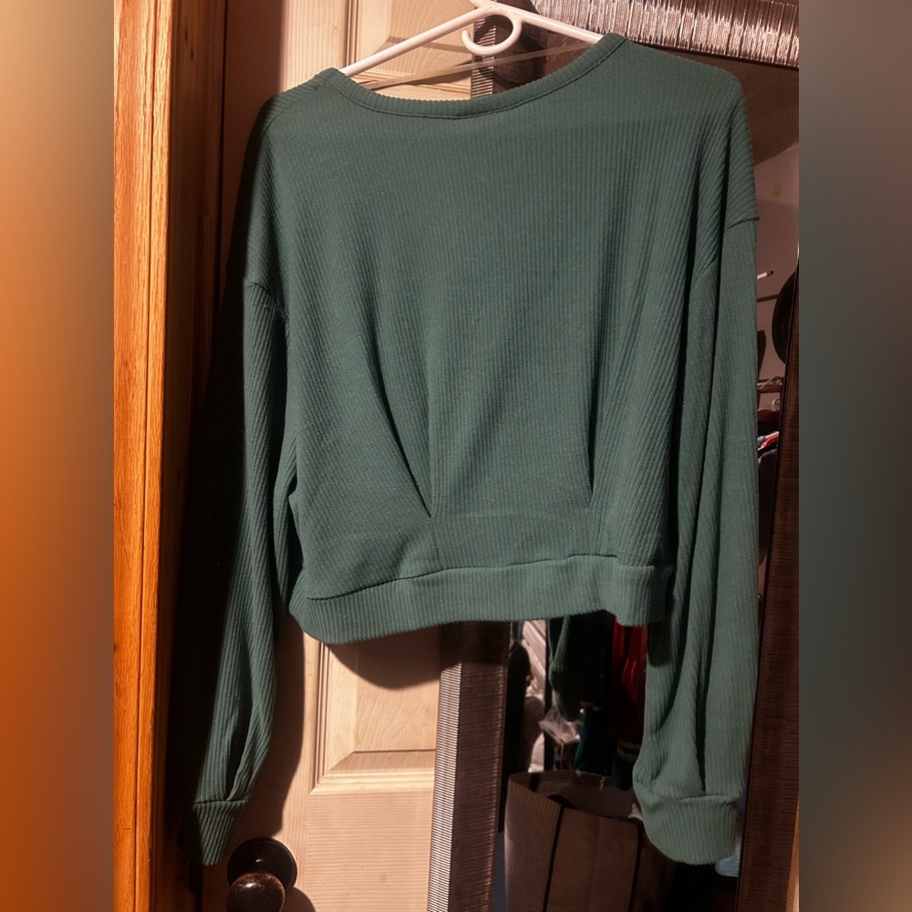 Isabel long sleeve crop NWT